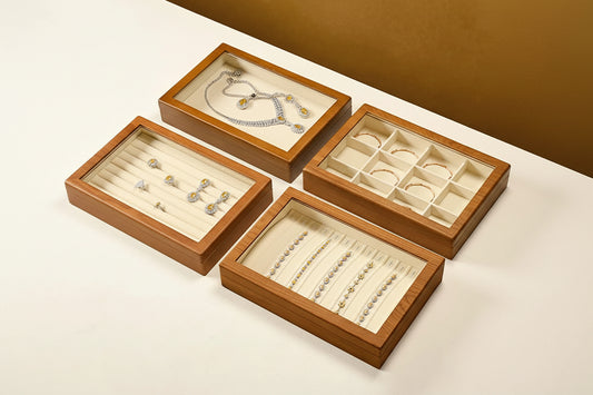 Vantory JewelWood™ – Wooden Jewelry & Watch Organizer Box